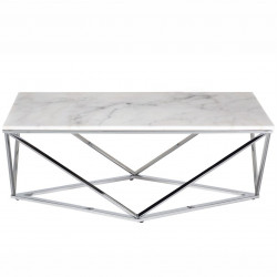 Table basse ONYX - Marbe blanc