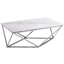 Table basse ONYX - Marbe blanc