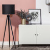 Lampadaire trépied VIAN -  All Black Edition