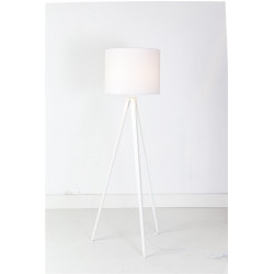 Lampadaire trépied VIAN -  All White Edition