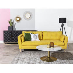 Table basse ACHAM - Marbre & Laiton
