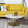 Table basse ACHAM - Marbre & Laiton