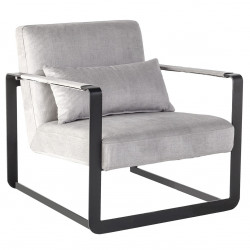 Fauteuil BLOC - Modern Black & Grey