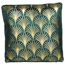 Coussin velvet TWENTIES - 45x45 - Vert
