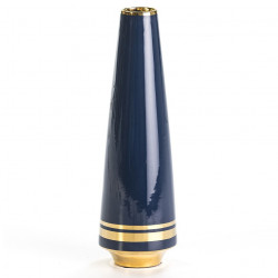 Vase géant BORLETTI - Bleu roya & Gold