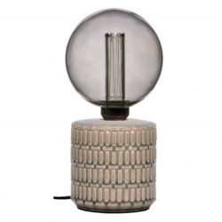 Lampe à poser PRECIOSA - Porcelaine & Laiton