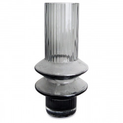 Vase ZAGY en verre soufflé Gris