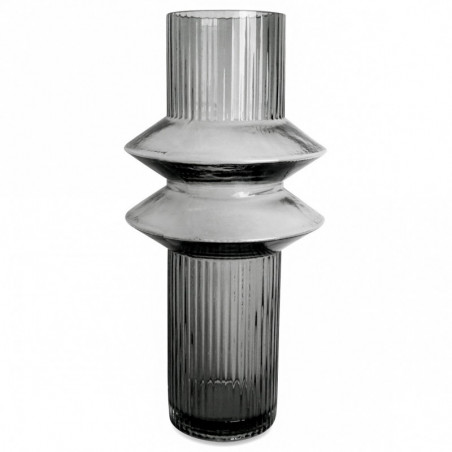 Vase ZAGO en verre soufflé Gris Vase ZAGO en verre soufflé Gris