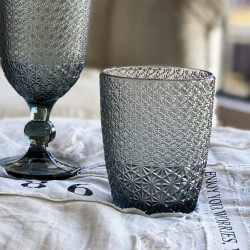 Coffret de 6 verres EMBLEM - Gris