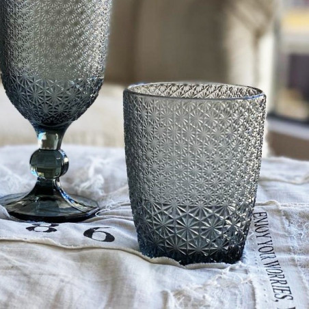 Coffret de 6 verres EMBLEM - Gris Coffret de 6 verres EMBLEM - Gris