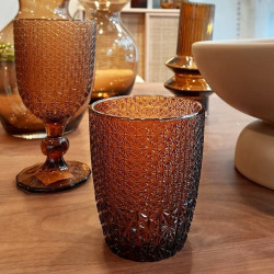 Coffret de 6 verres EMBLEM - Ambre