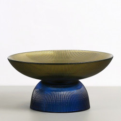 Coupe ZAGER réversible - L - Ambre & Bleue