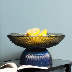 Coupe ZAGER réversible - L - Ambre & Bleue
