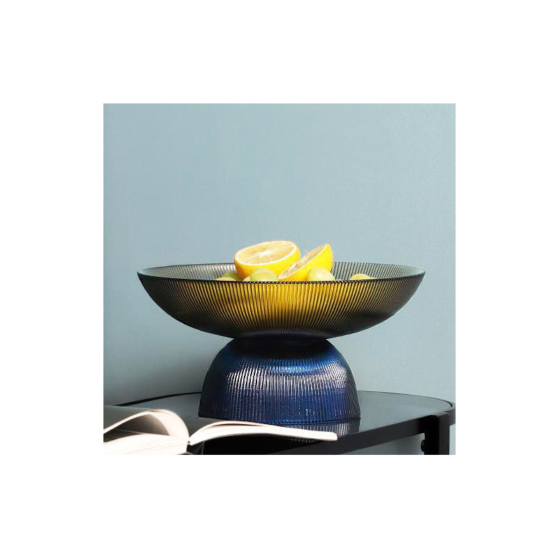 Coupe ZAGER réversible - L - Ambre & Bleue