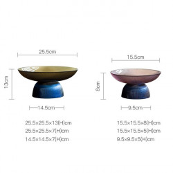 Coupe ZAGER réversible - L - Ambre & Bleue