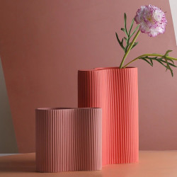 Vase INFINITY - L - Pastel Corail