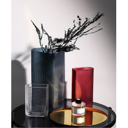 Vase STREAK - M - Mat Red