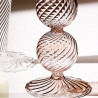 Bougeoir chandelier BACCA - Cristallin - 3 coloris au choix