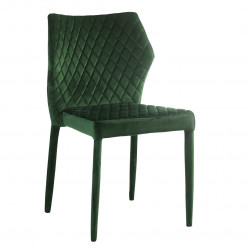 Chaise ALMA - Green velvet