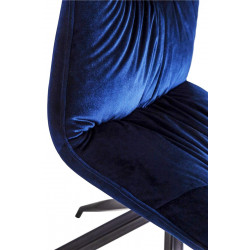 Chaise ATSHO - Velours Navy blue