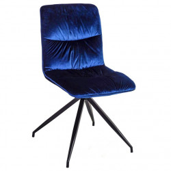 Chaise ATSHO - Velours Navy blue