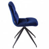 Chaise ATSHO - Velours Navy blue