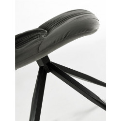 Chaise ATSHO - Velours Gris souris