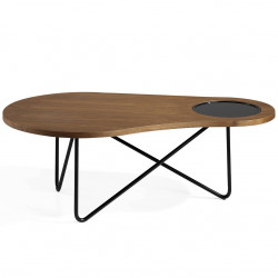 Table basse LOOP - Noyer