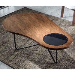 Table basse LOOP - Noyer