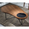 Table basse LOOP - Noyer