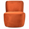 Fauteuil DOUDY - Velours ambré