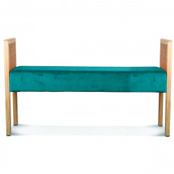 Banquette CANNA Velours - Bleu Canard