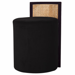 Tabouret CANNA Velours - Black Edition