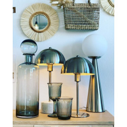Vase BOTEO en verre soufflé Perle