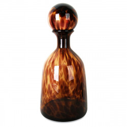 Vase BOTEN en verre soufflé - Ambre Léopard
