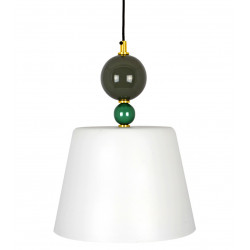 Suspension JAYA - White, Gray & Emerald