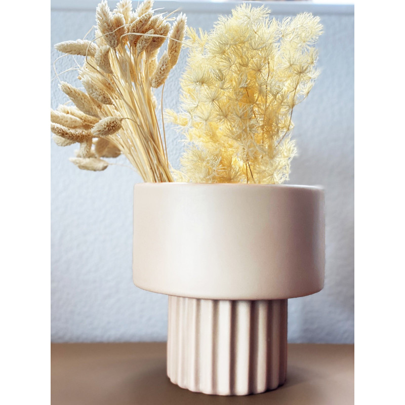 Vase KEDJY en grès cérame - Sable