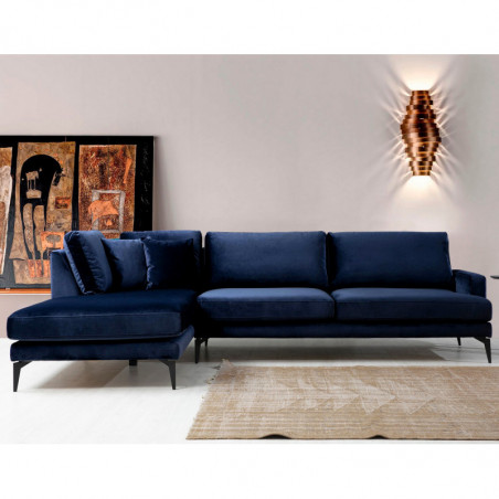 Canapé d'angle SAILOR - Bleu Navy Canapé d'angle SAILOR - Bleu Navy