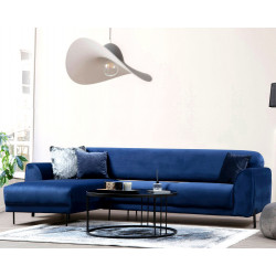 Canapé d'angle ANCHOR - Bleu Cobalt