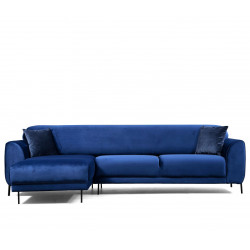 Canapé d'angle ANCHOR - Bleu Cobalt