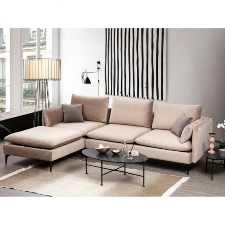 Canapé d'angle modulaire PILAR - Beige Canapé d'angle modulaire PILAR - Beige