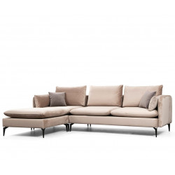 Canapé d'angle modulaire PILAR - Beige