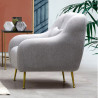 Fauteuil ELYANE - Gris chiné