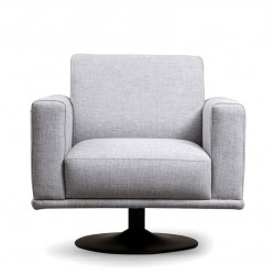 Fauteuil pivotant ODEON - Gris chiné