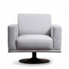 Fauteuil pivotant ODEON - Gris chiné
