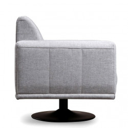 Fauteuil pivotant ODEON - Gris chiné