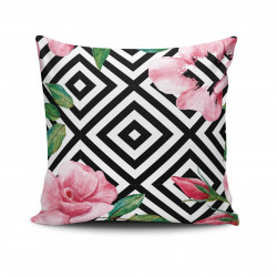 Coussin ANEYA garni en coton - Finition & tissus au choix