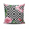 Coussin ANEYA garni en coton - Finition & tissus au choix
