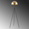 Lampadaire trépied CAPY - Black & Gold