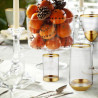 Coffret de 6 verres hauts - CURVE ORO